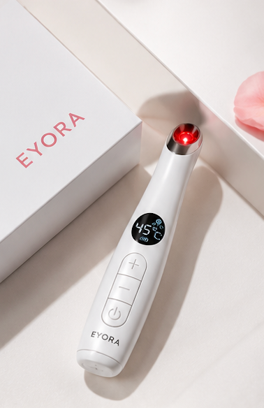 EYORA™ EyeLift Pro – Appareil Anti-Cernes & Anti-Rides Chauffant