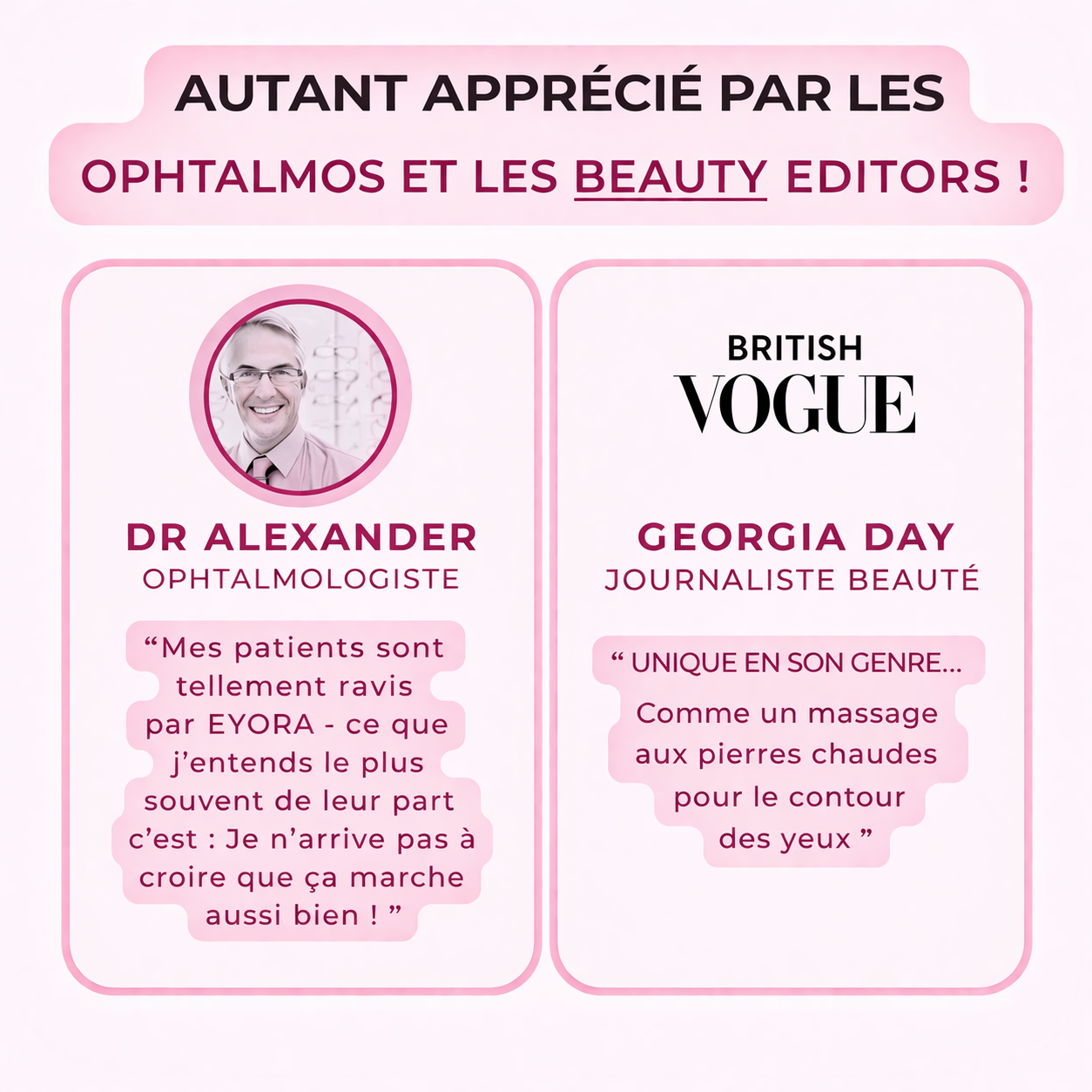 EYORA™ EyeLift Pro – Appareil Anti-Cernes & Anti-Rides Chauffant